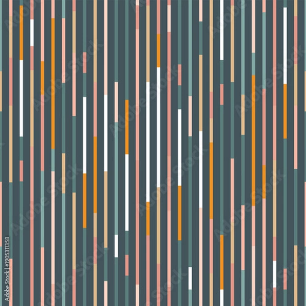 Obraz Dark Retro Stripe Pattern