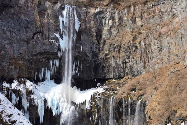 Obraz 冬の華厳の滝
