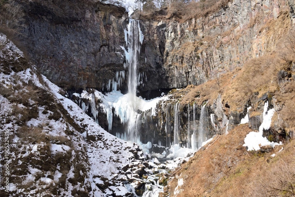 Obraz 冬の華厳の滝
