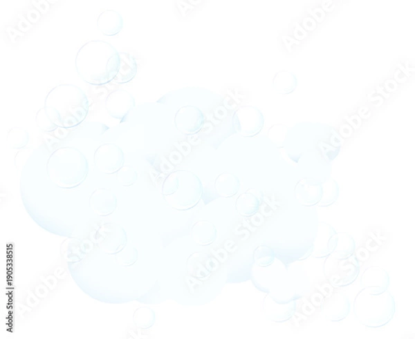 Obraz 泡のかたまりイラスト