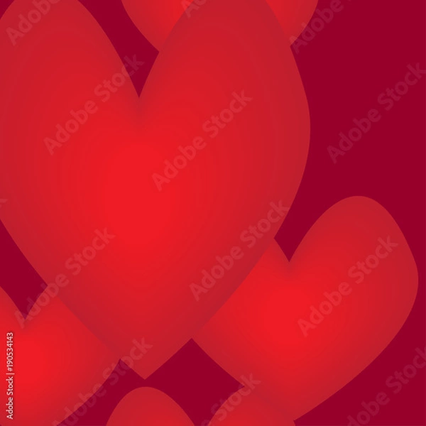 Fototapeta Background  with hearts