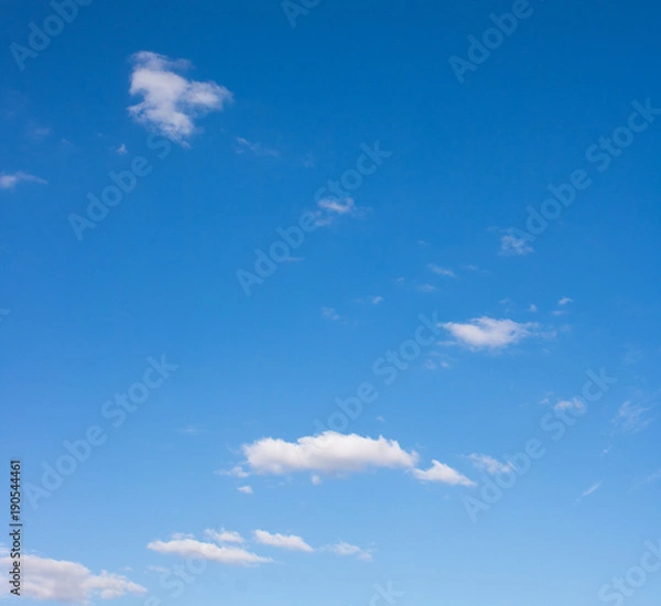 Obraz Blue Sky with Inspirational Clouds