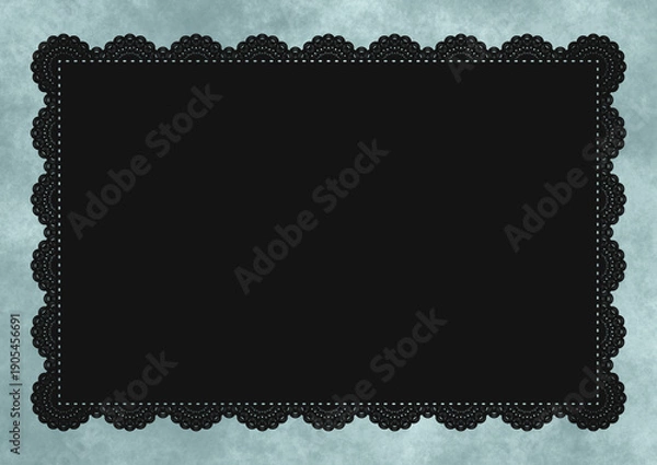 Obraz 中央レース×もやもや(グリーン)