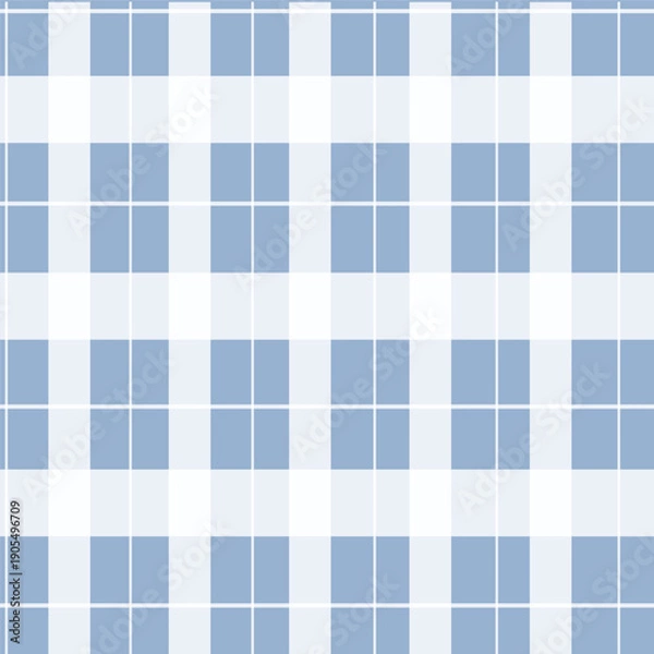 Fototapeta Blue and white checkered pattern background