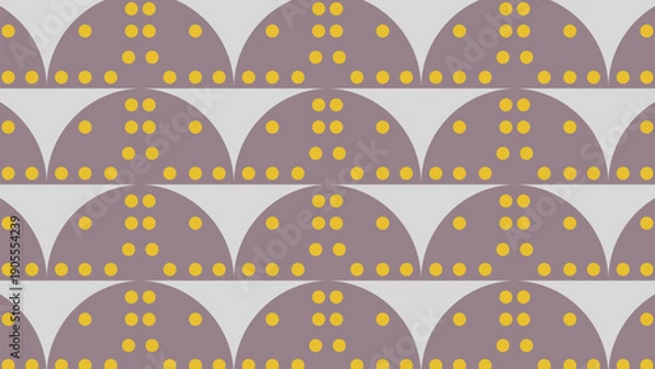 Obraz Colorful seamless pattern with decorative Easter eggs on a festive background