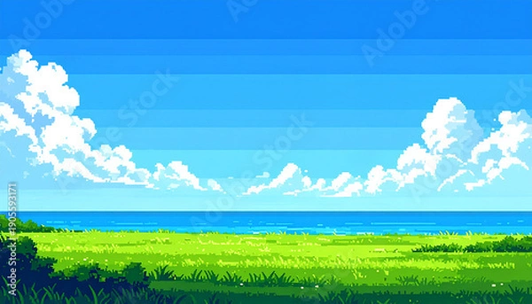 Obraz ゲーム風背景