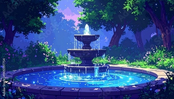 Obraz ゲーム風背景