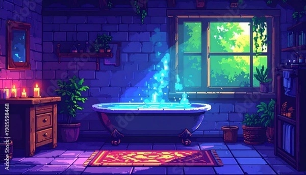 Obraz ゲーム風背景