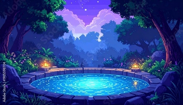 Obraz ゲーム風背景