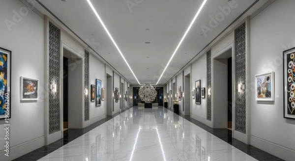 Obraz underground parking garage