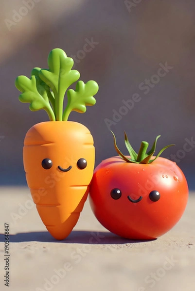 Obraz fresh vegetables and herbs