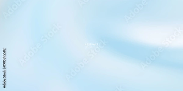 Obraz Sky Blue Gradient Vector Background. Abstract Light Blue Gradation Background. Soft Gradient Texture Banner Template. Modern Luxury Backdrop.