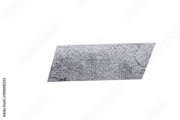 Obraz Rectangular Flat White Masking Tape Sticker Isolated