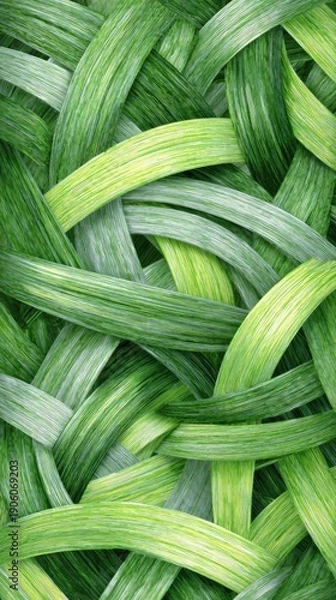 Obraz Abstract Green Patterned Design