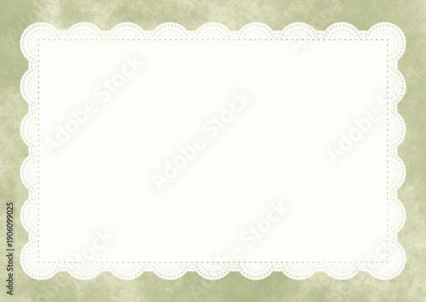 Obraz 中央レース×もやもや(ピスタチオ)