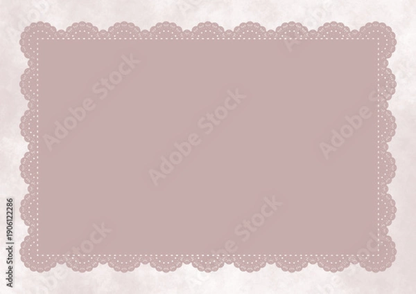 Obraz 中央レース×もやもや(ピンク)