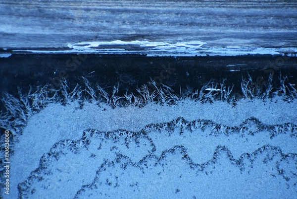 Fototapeta 窓ガラスの霜