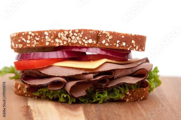 Obraz Roast beef sandwich