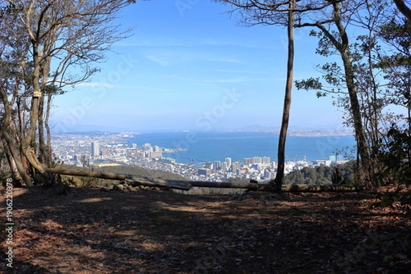 Obraz 逢坂山の絶景ポイントに到着