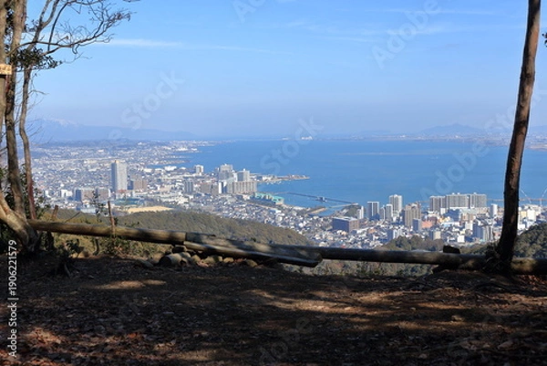 Obraz 逢坂山の絶景ポイントに到着