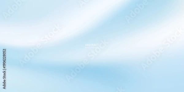 Obraz Sky Blue Gradient Vector Background. Abstract Light Blue Gradation Background. Soft Gradient Texture Banner Template. Modern Luxury Backdrop.