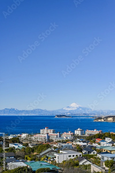 Obraz 日本の富士山と江ノ島