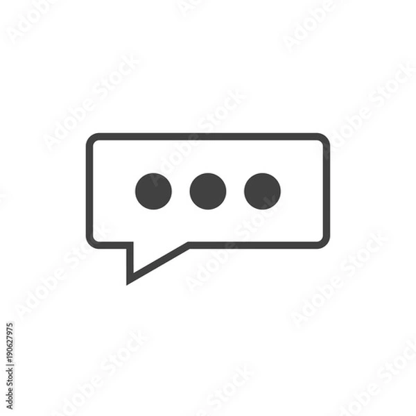 Fototapeta comment icon