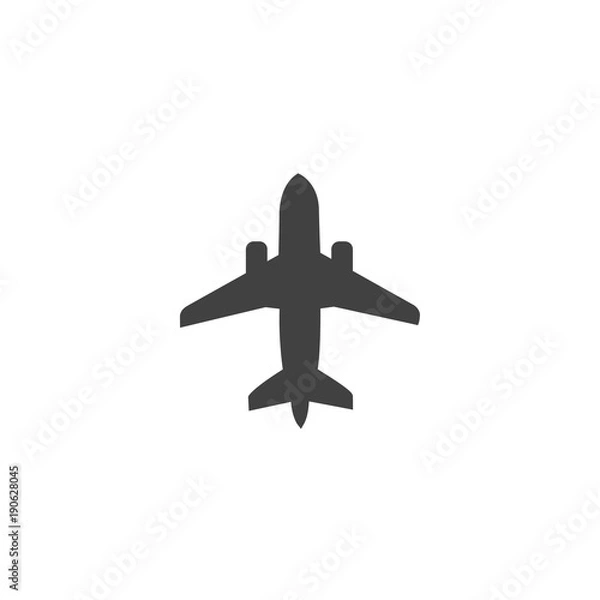 Fototapeta samolot wektor płaski