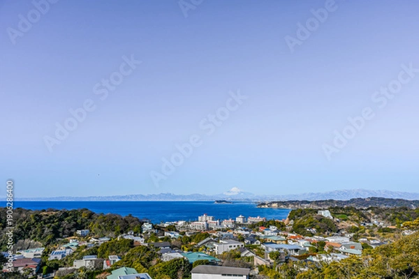 Obraz 日本の富士山と江ノ島