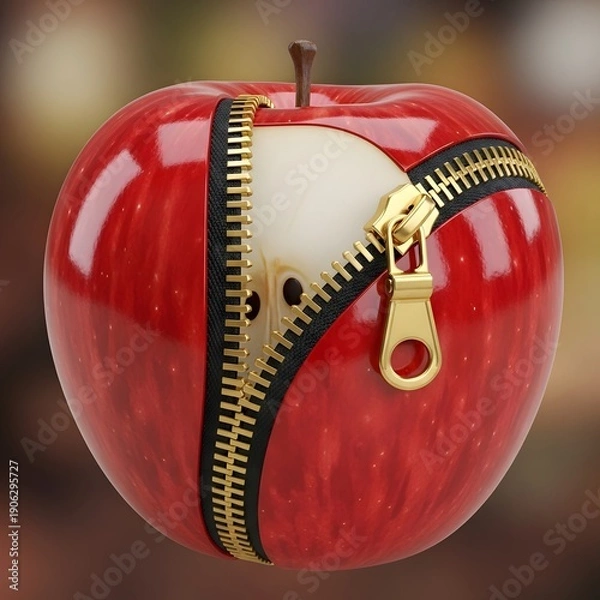 Obraz 지퍼가 달린 사과