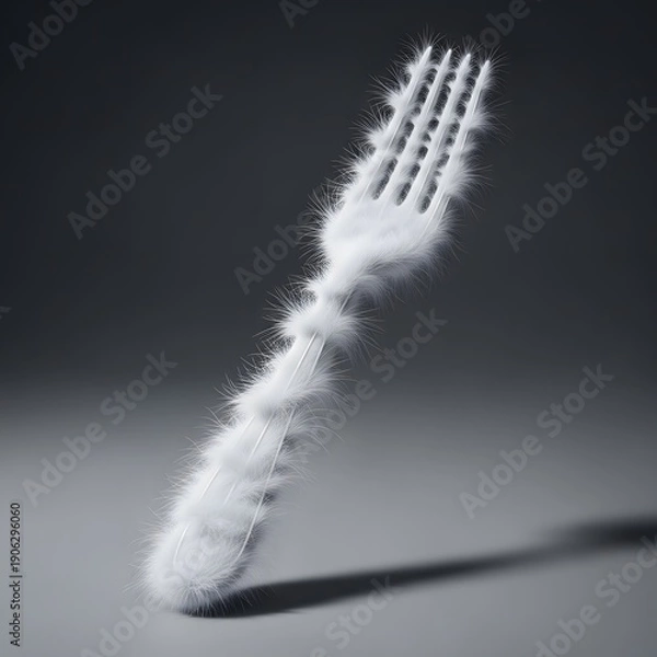 Obraz 털이 난 포크