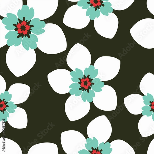 Obraz seamless floral pattern