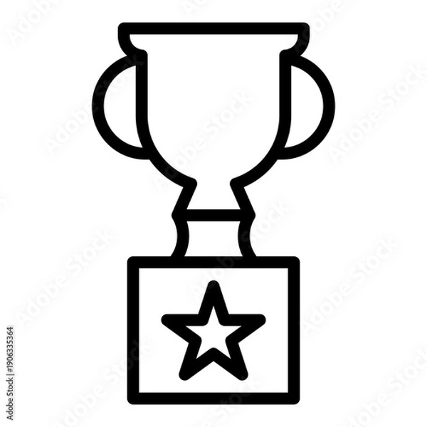 Obraz Champion Vector Icon