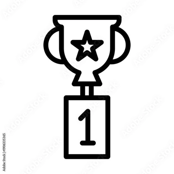 Obraz Victory Vector Icon