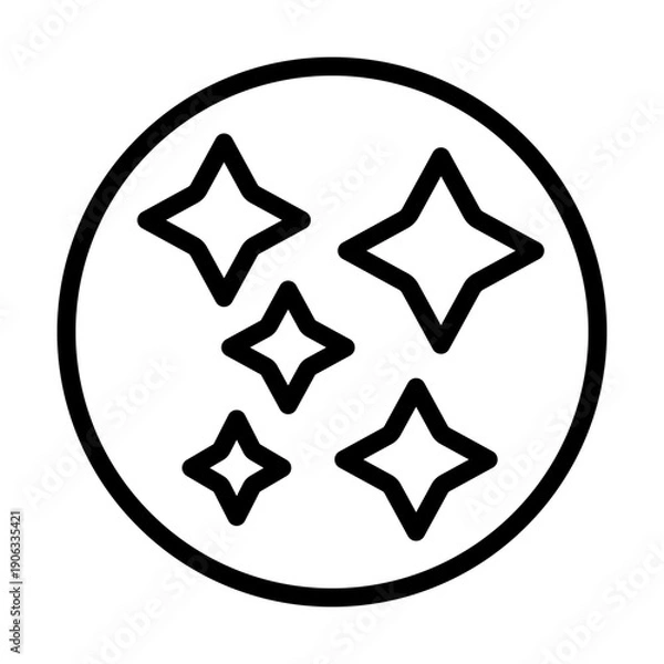 Obraz Stellar Vector Icon