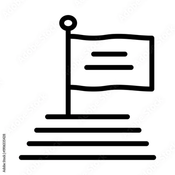 Obraz Triumphant Vector Icon