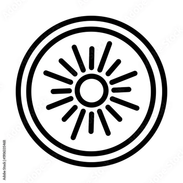 Obraz Radiant Vector Icon