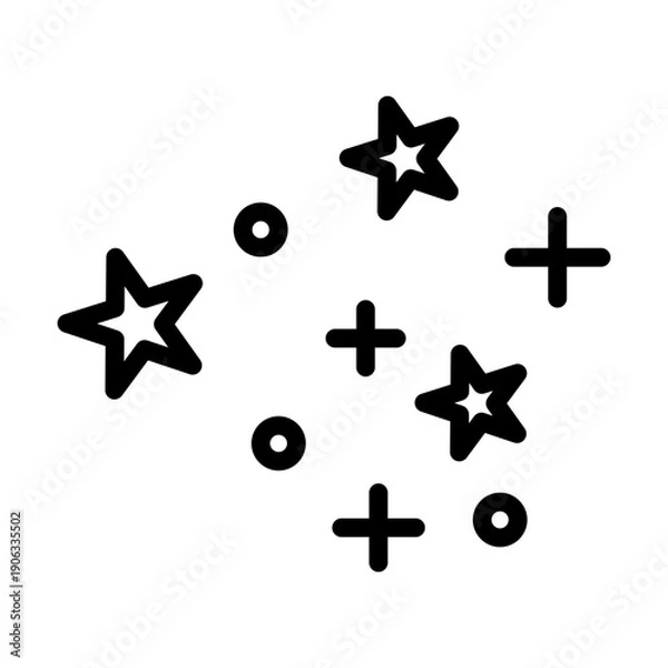 Obraz Shining Star Vector Icon