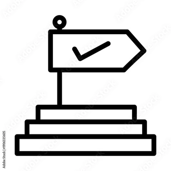 Obraz Successful Vector Icon