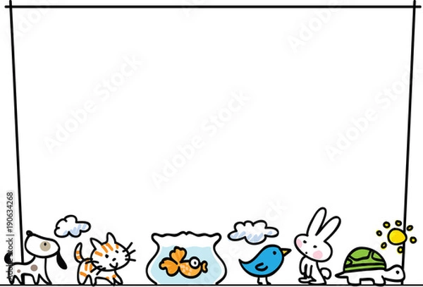 Obraz pets border