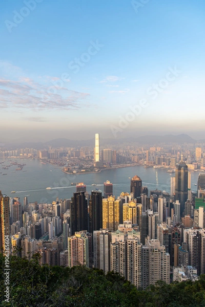 Obraz ヴィクトリアピークからの夕景