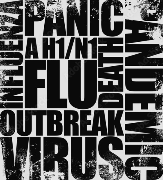 Obraz swine flu headline