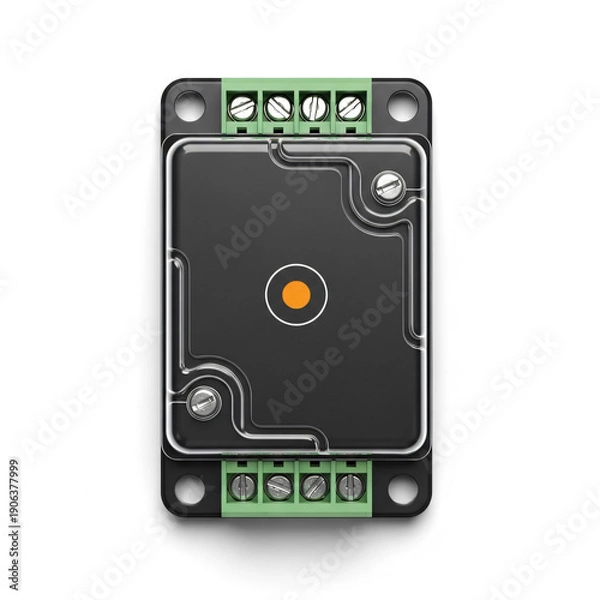 Obraz Isolated Electronic Control Module 3D Object