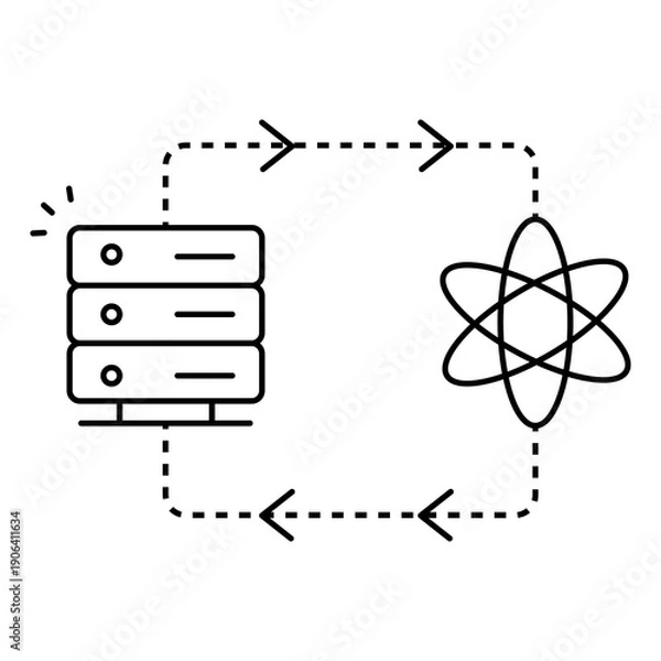 Obraz Data Science Icon For Advanced Analytics And Predictive Modeling Systems