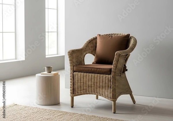 Obraz Woven Respite: A Light-filled Corner