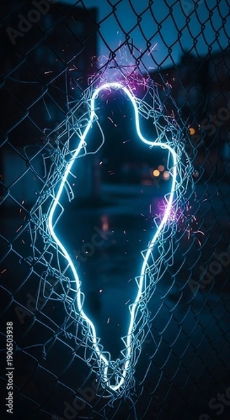 Obraz Fractured Silhouette.