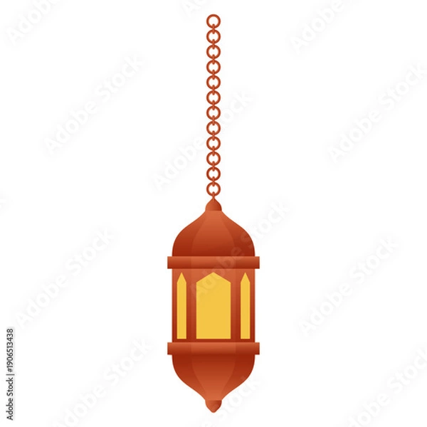 Obraz Islamic Hanging Lantern Illustration