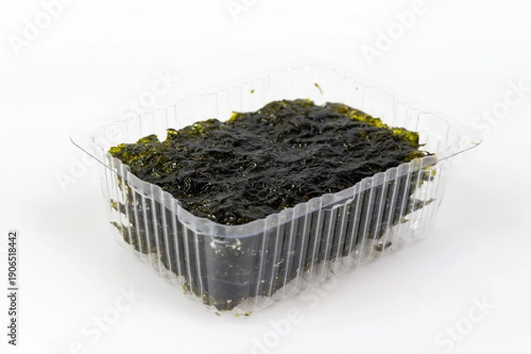 Obraz 흰 배경에서 포장 김 제품