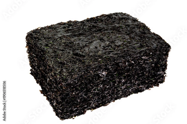 Obraz 흰색 배경에 재래식 김 묶음 누끼