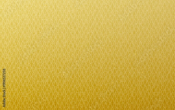 Fototapeta シームレスなゴールド和柄パターン。網目文様。